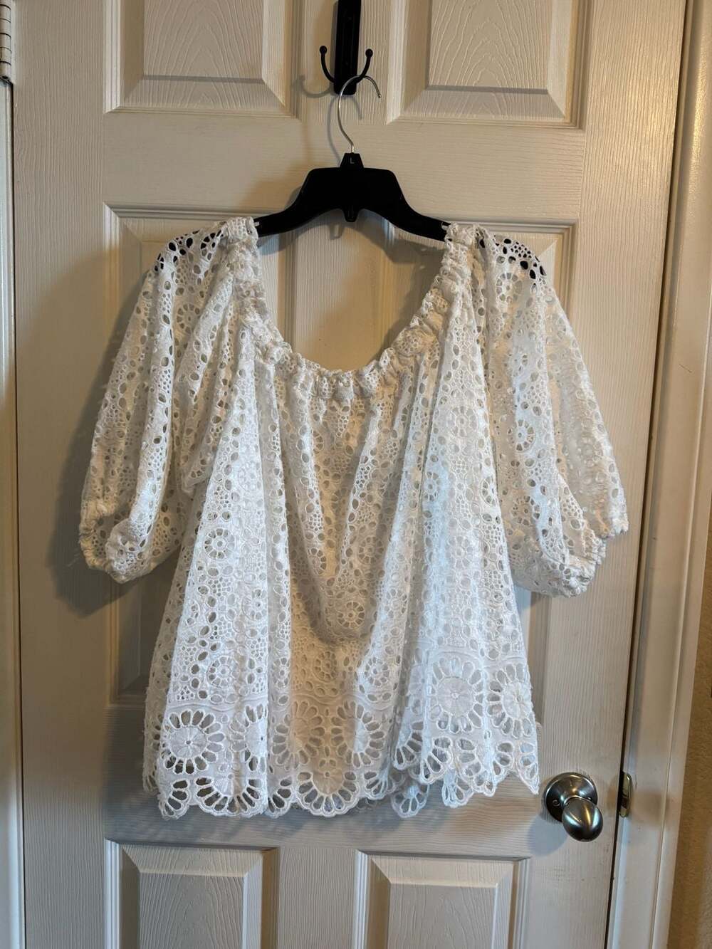Maeve Lace Off-The-Shoulder Top
